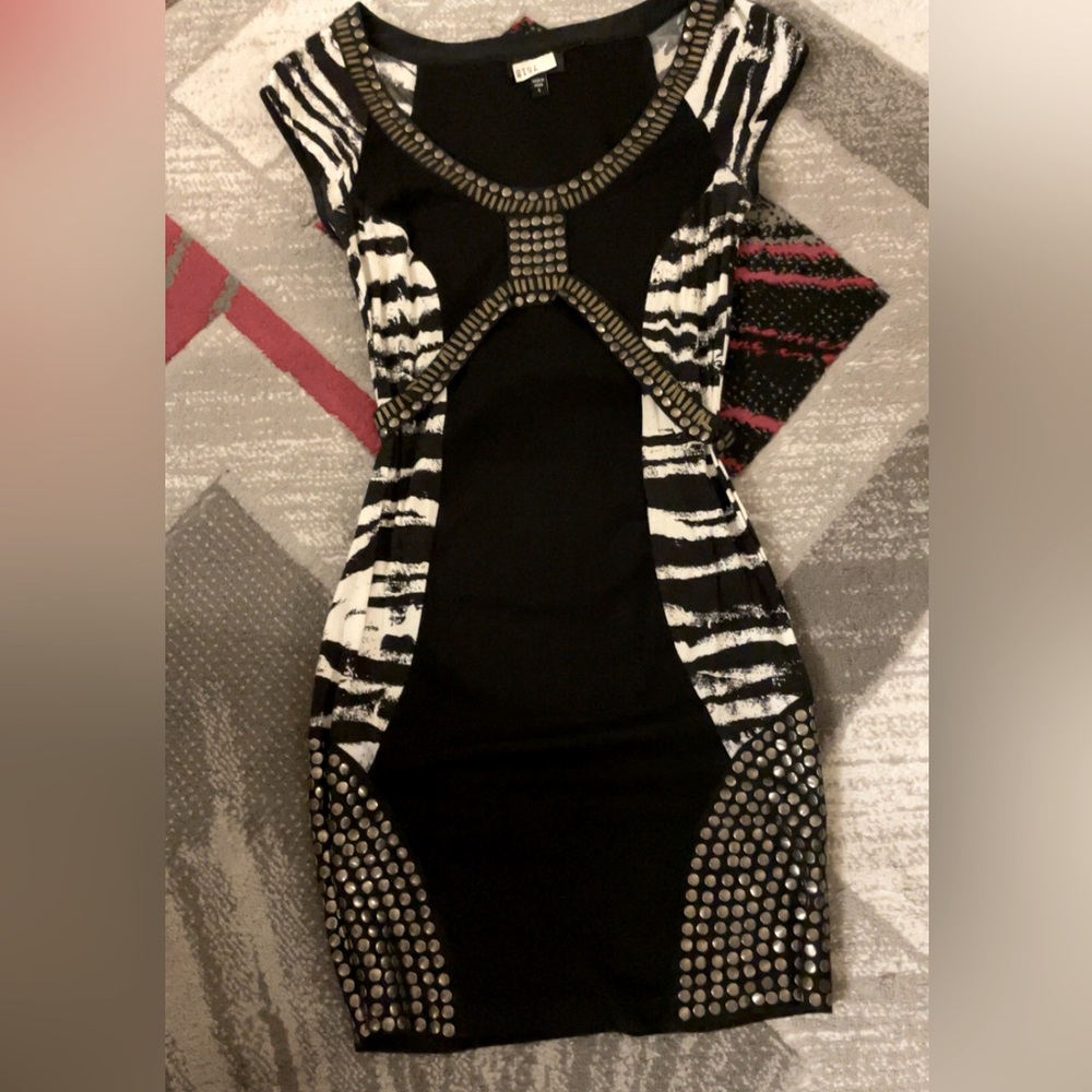 Zebra print dress